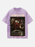 System of a Down Print Round Neck T-shirt
