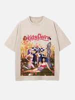 Katy Perry Print Round Neck T-shirt