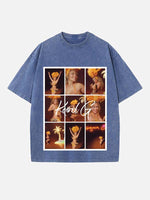 Karol G Print Round Neck T-shirt