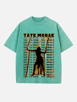 Tate McRae Print Round Neck T-shirt