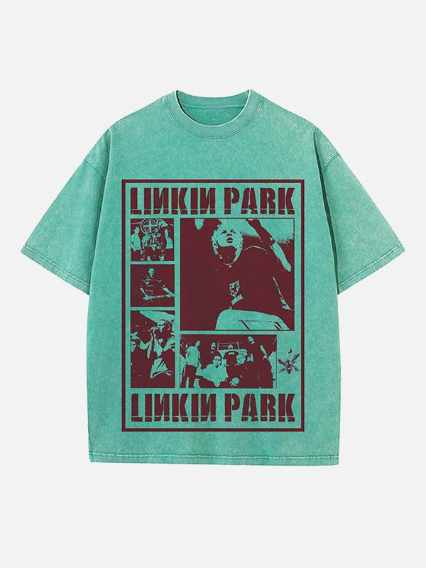 Linkin Park Print Round Neck T-shirt