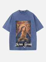 Ariana Grande Print Round Neck T-shirt
