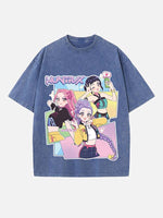 HUNTR/X Print Round Neck T-shirt