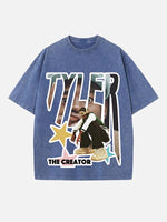 Tyler, The Creator Print Round Neck T-shirt