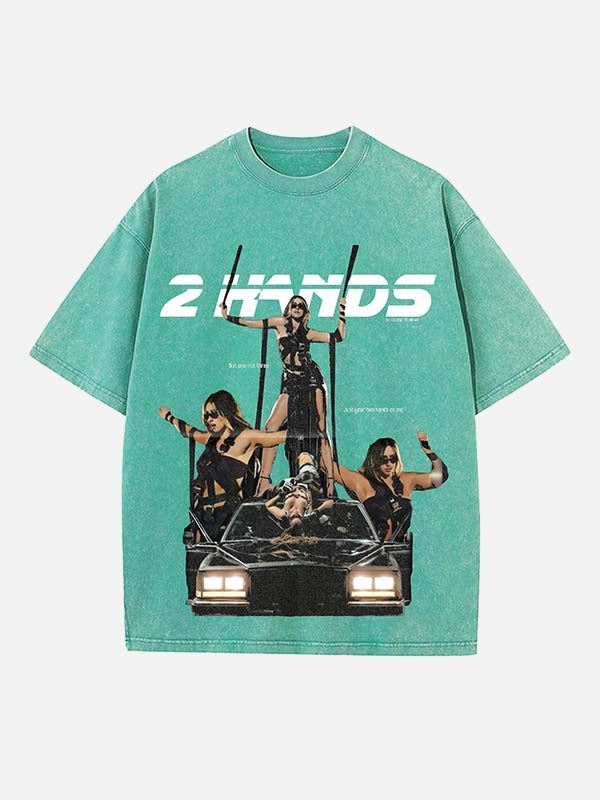 Tate McRae Print Round Neck T-shirt