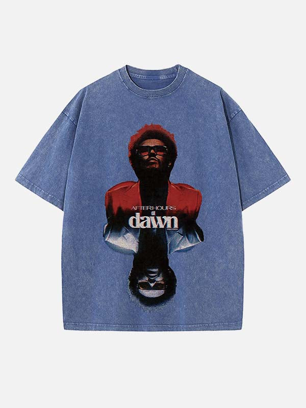 The Weeknd Print Round Neck T-shirt