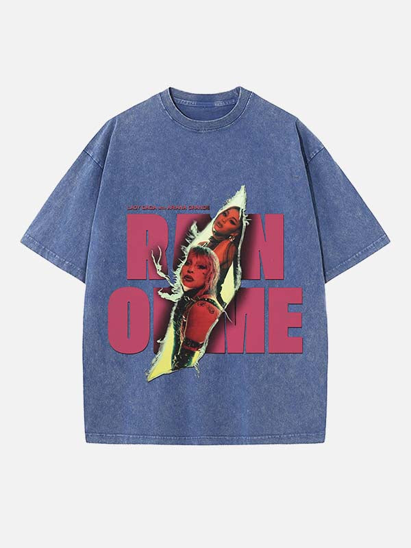 Ariana Grande Print Round Neck T-shirt