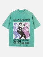 Shawn Mendes Print Round Neck T-shirt