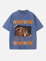 George Michael Wham! Print Round Neck T-shirt