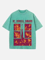 My Chemical Romance Print Round Neck T-shirt