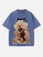 Kanye West Print Round Neck T-shirt