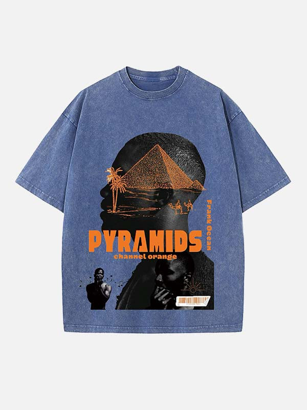 Frank Ocean Print Round Neck T-shirt