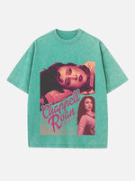 Chappell Roan Print Round Neck T-shirt