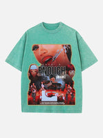 Cardi B Print Round Neck T-shirt