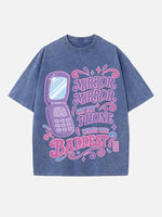 HUNTR/X Print Round Neck T-shirt