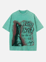 Limp Bizkit Print Round Neck T-shirt