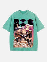 HUNTR/X Print Round Neck T-shirt