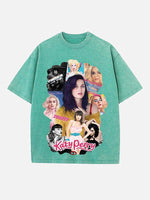 Katy Perry Print Round Neck T-shirt