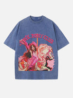 Chappell Roan Print Round Neck T-shirt