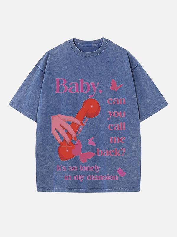 Doja Cat Print Round Neck T-shirt