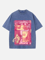 Chappell Roan Print Round Neck T-shirt