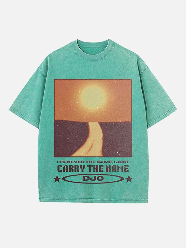 Djo Print Round Neck T-shirt