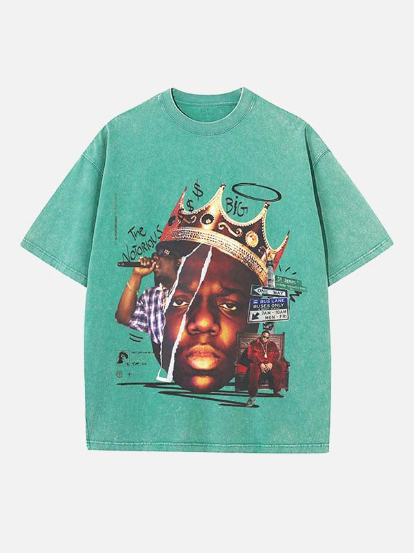 The Notorious B.I.G. Print Round Neck T-shirt
