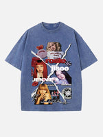 BLACKPINK Print Round Neck T-shirt