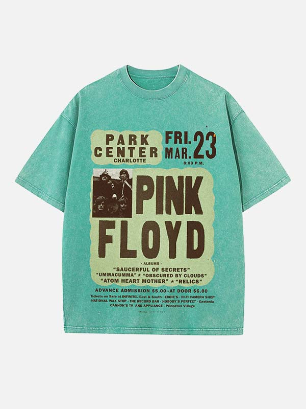 Pink Floyd Print Round Neck T-shirt