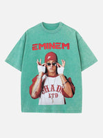 Eminem Print Round Neck T-shirt