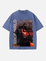 Juice WRLD Print Round Neck T-shirt