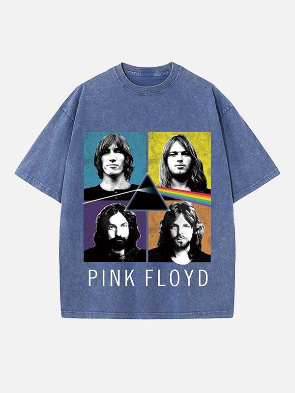 Pink Floyd Print Round Neck T-shirt