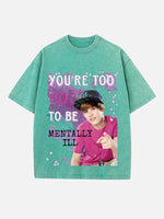 Justin Bieber Print Round Neck T-shirt