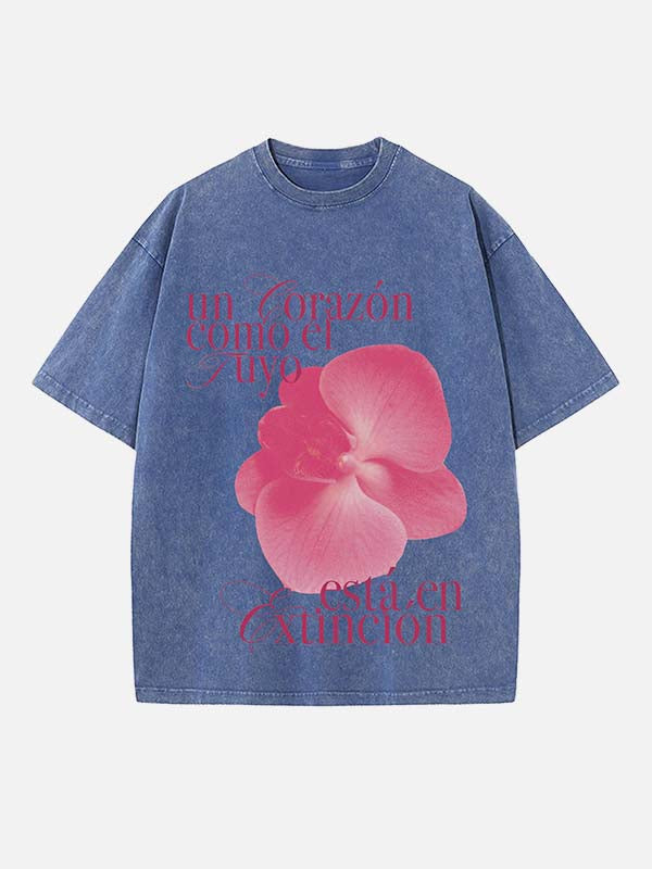 Kali Uchis Print Round Neck T-shirt