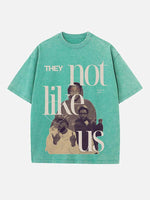 Kendrick Lamar Print Round Neck T-shirt