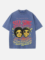 Bruno Mars Print Round Neck T-shirt