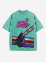 Pink Floyd Print Round Neck T-shirt