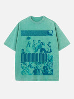 ABBA Print Round Neck T-shirt