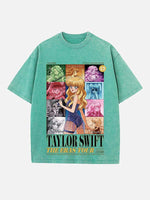 Taylor Swift Print Round Neck T-shirt