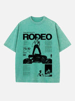 Travis Scott Print Round Neck T-shirt