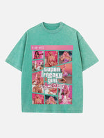Nicki Minaj Print Round Neck T-shirt