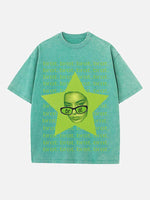 Charli xcx Print Round Neck T-shirt