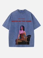 Camila Cabello Print Round Neck T-shirt