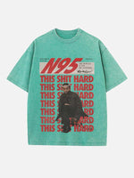 Kendrick Lamar Print Round Neck T-shirt