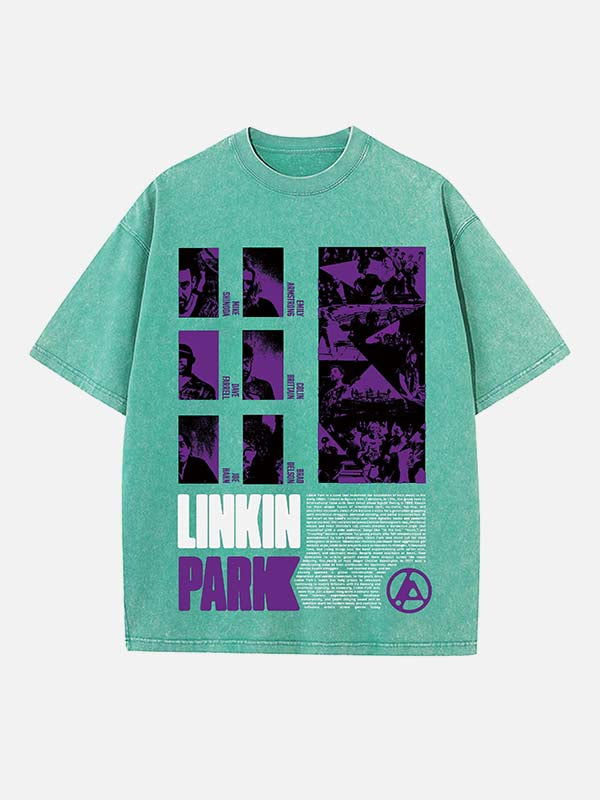 Linkin Park Print Round Neck T-shirt