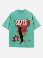 Olivia Rodrigo Print Round Neck T-shirt