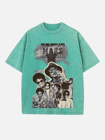 Bruno Mars Print Round Neck T-shirt