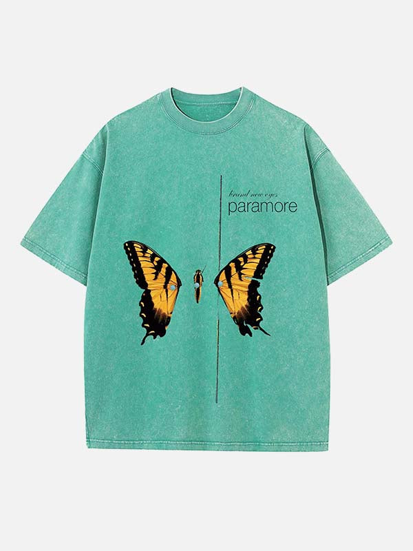 Paramore Print Round Neck T-shirt