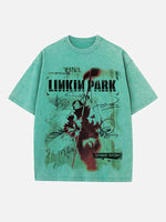 Linkin Park Print Round Neck T-shirt