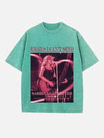 Sabrina Carpenter Print Round Neck T-shirt